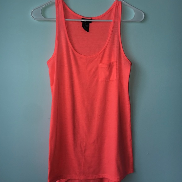 Rue 21 Neon Orange Tank - Picture 1 of 1